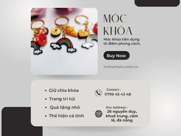 Móc Khóa Thời Trang Gọn Nhẹ Tiện Dụng Tại Đà Nẵng